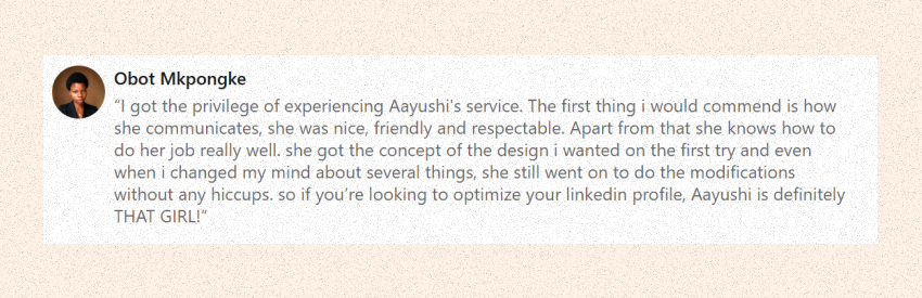 Client testimonial 4