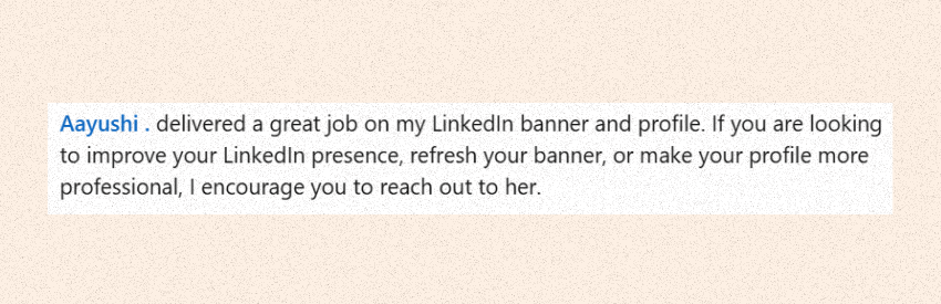 Client testimonial 5